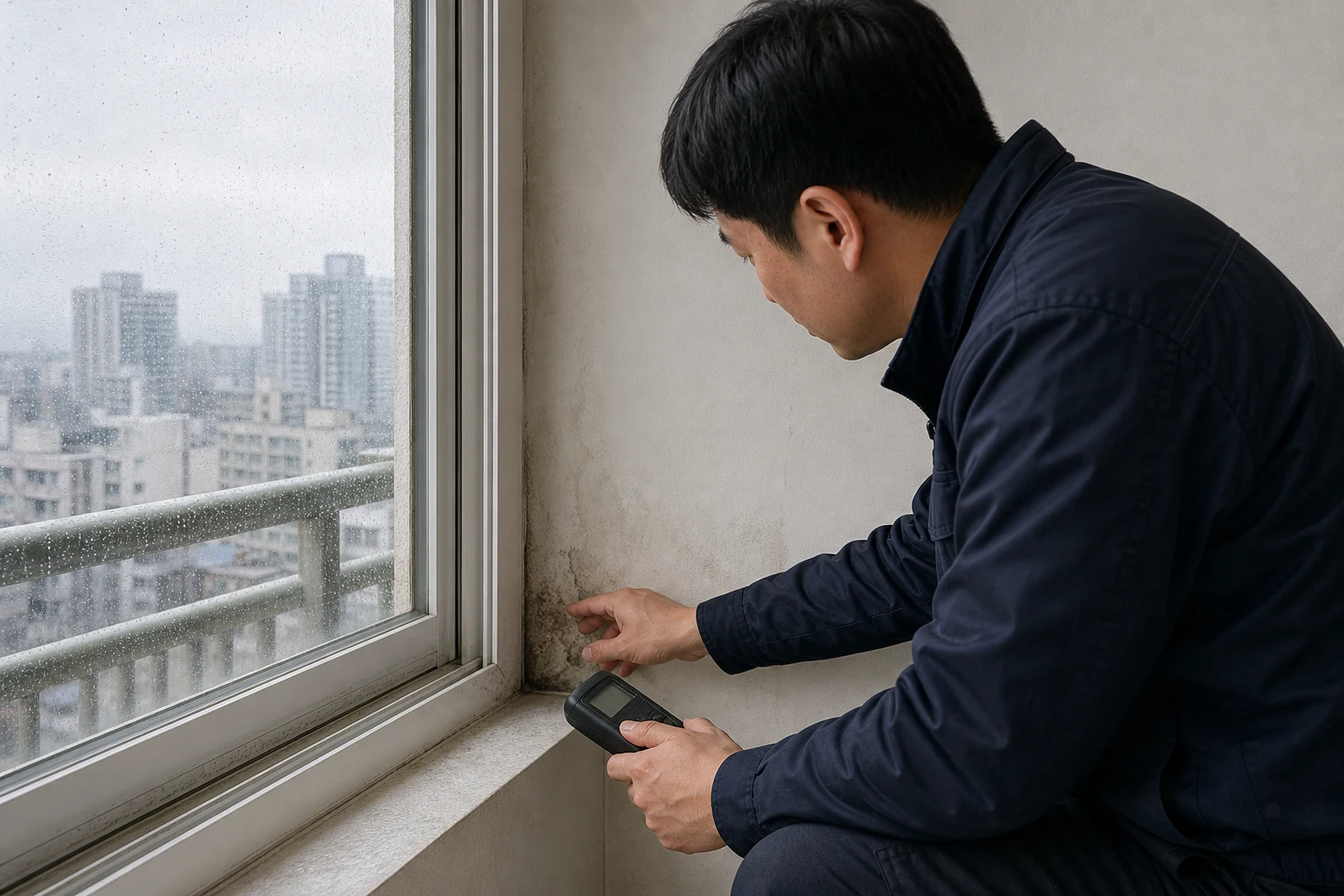 아파트 베란다 누수 대표 현장 사진